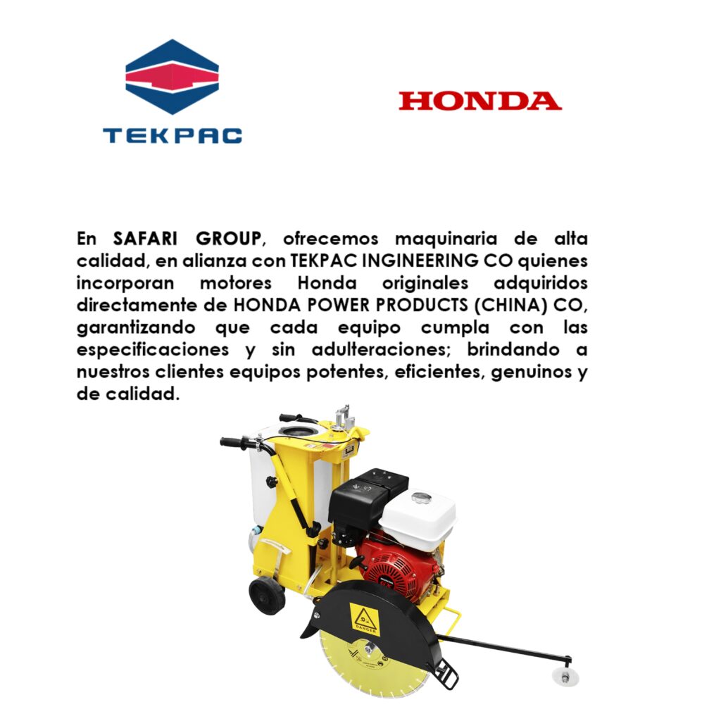 CORTADOR DE CONCRETO 12-16” CON MOTOR HONDA GX390 INCLUYE HOJA – MF16-4-T
