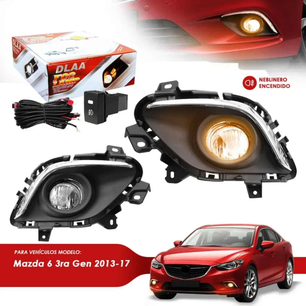 SET DE NEBLINEROS PARA MAZDA 6 3RA GENERACIÓN 2013-2017  – MZ563