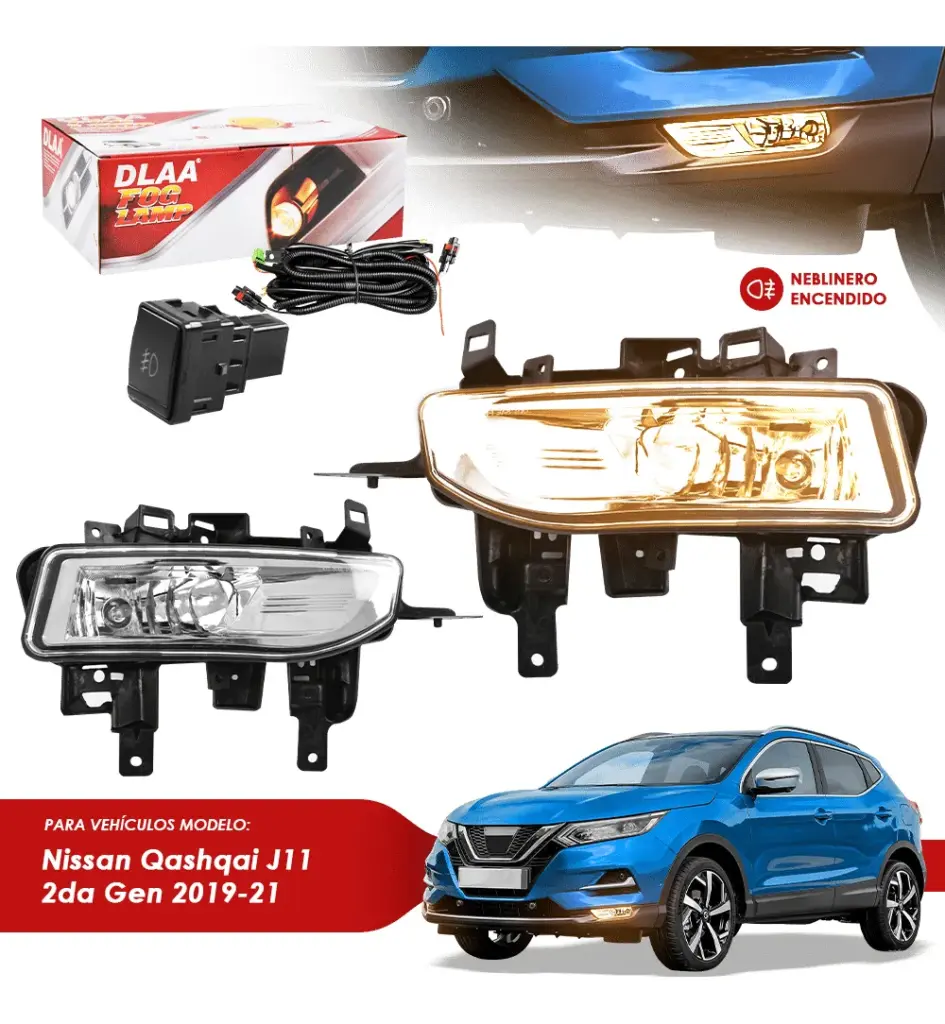 NS860 Neblinero con cables p. Nissan QASHQAI 2018-ON   – NS860