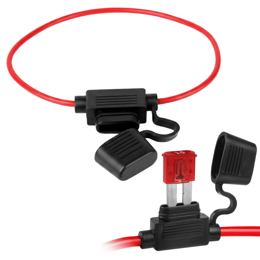 25 PORTAFUSIBLE MINI BLADE PVC/COBRE 1.50MM2 28CM -N60N9138S