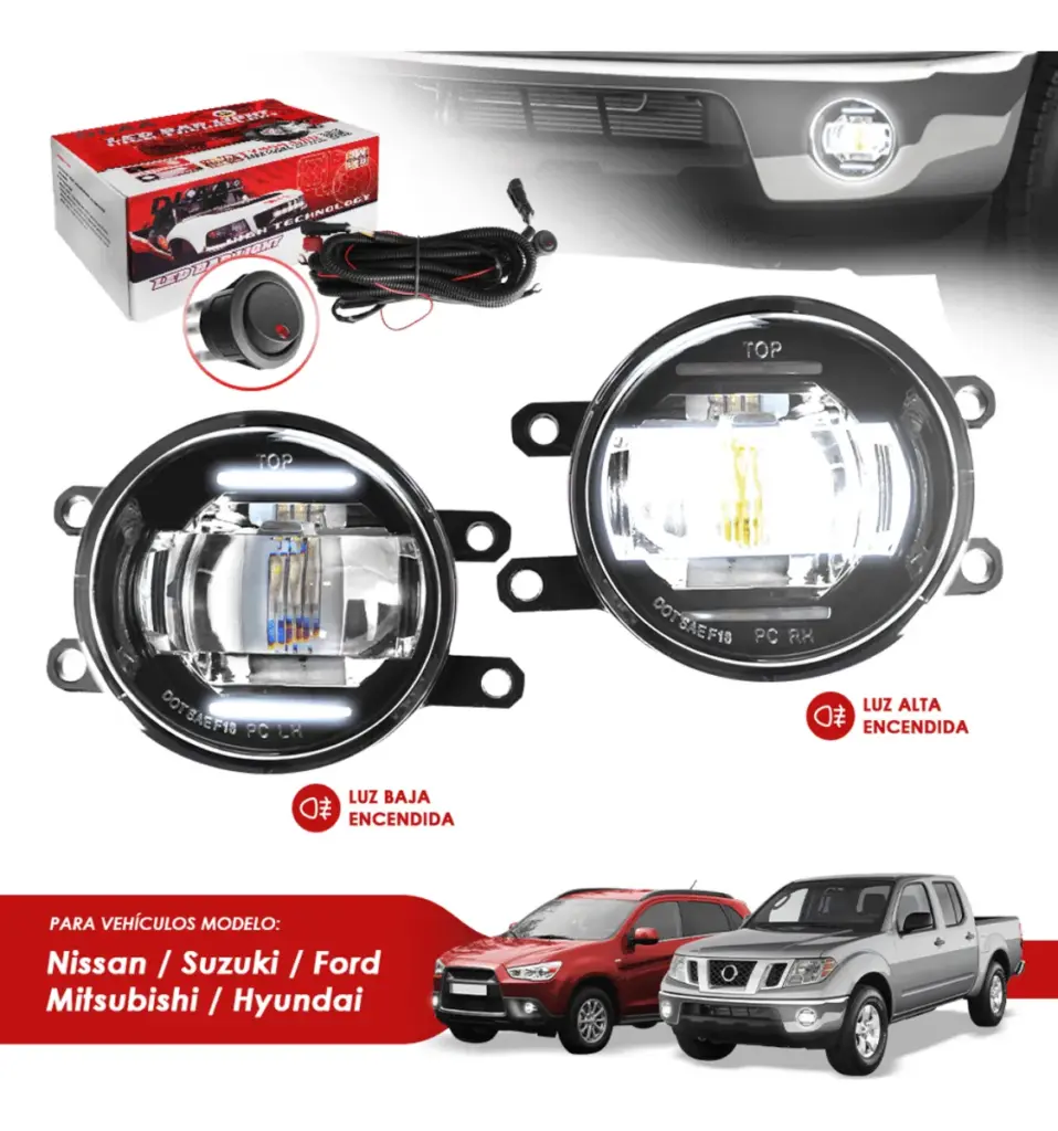 SET DE NEBLINEROS PARA NISSAN, SUZUKI, MITSUBISHI, MAZDA, FORD,HONDA – RN098-LED