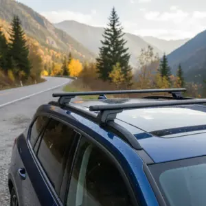 BARRA TRANSVERSAL ALUMINIO 50″ CON LLAVE NEGRO - RR-54009 BK