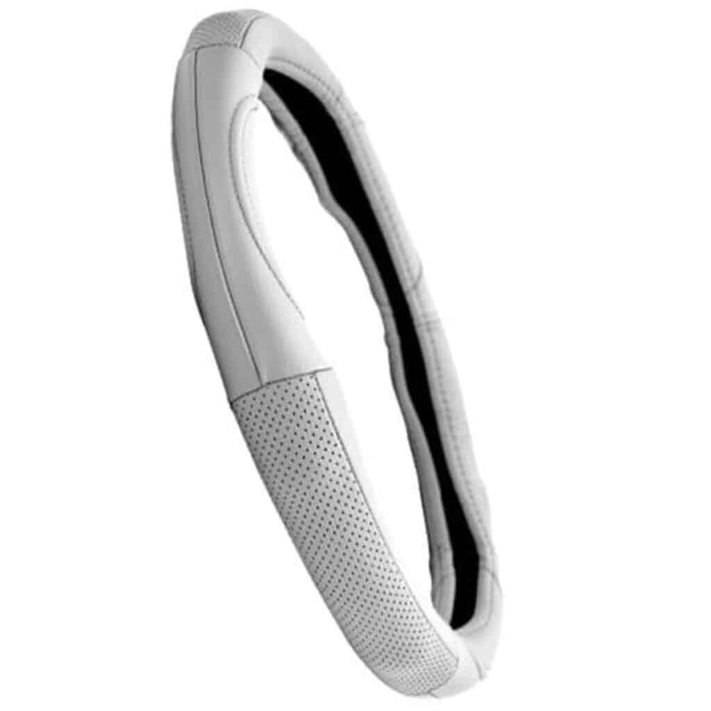 CUBRE VOLANTE SAFARI DE CUERO GRIS – SFT-18002GY