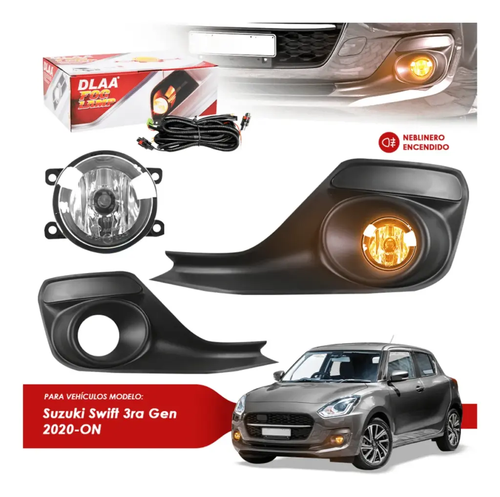 SET DE NEBLINEROS LED PARA SUZUKI SWIFT 3RA GEN 2020-ON – SZ926