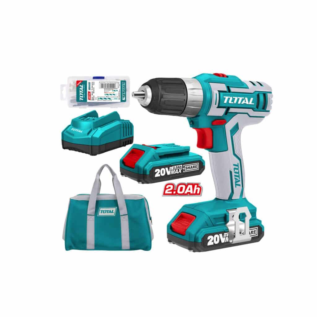 TALADRO 45NM LI-ION 20V 0.8-10MM 2.0AH KIT INDUSTRIAL -TDLI2002