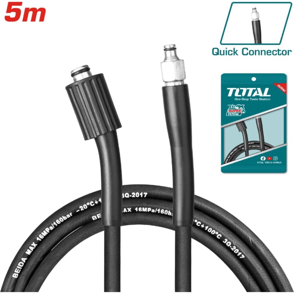 MANGUERA PARA HIDROLAVADORA 5M PVC TOTAL – TGTHPH526