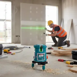 NIVEL LÁSER 0-30M 5 LINEAS PRECISION 1MM VERDE INDUSTRIAL - TLL305205