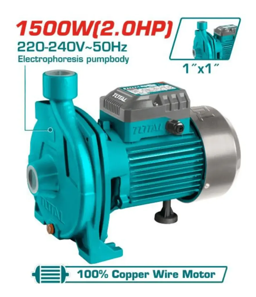 BOMBA DE AGUA CENTRIFUGA 2.0HP 8M 140L/MIN 1X1 – TWP215006-5