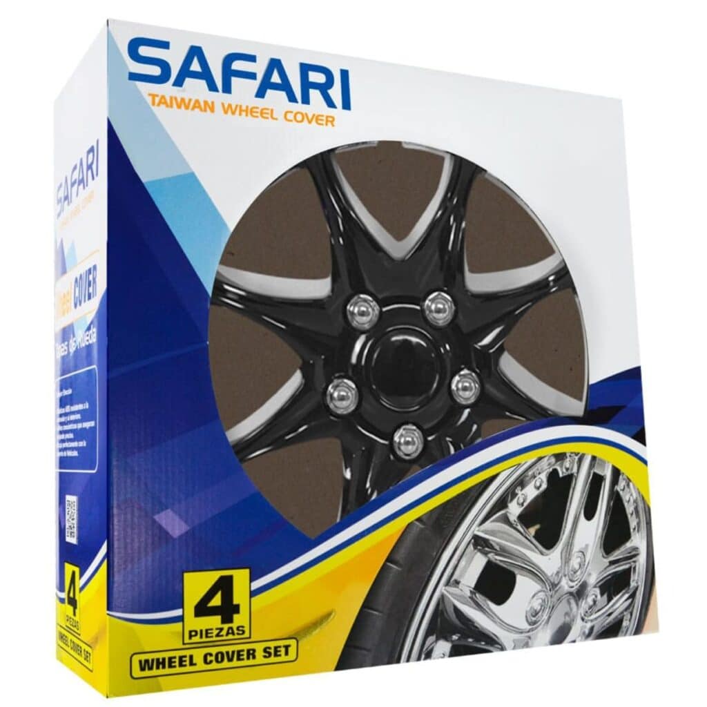 TAPAS DE AROS 16″ NEGRO/AZUL – V099-BBL-16