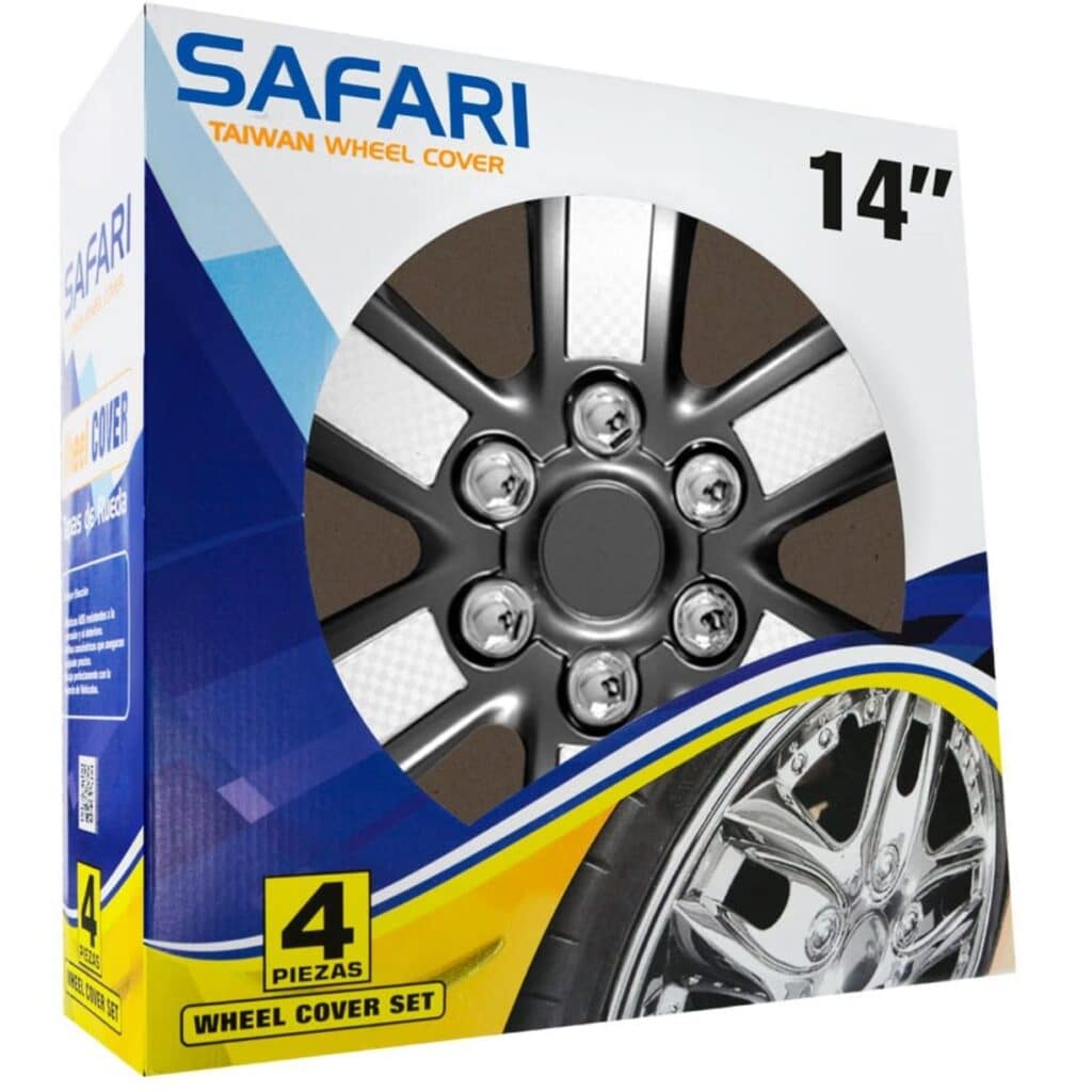 TAPAS DE AROS 14″ NEGRO MATE/SILVER – V143-BS-14