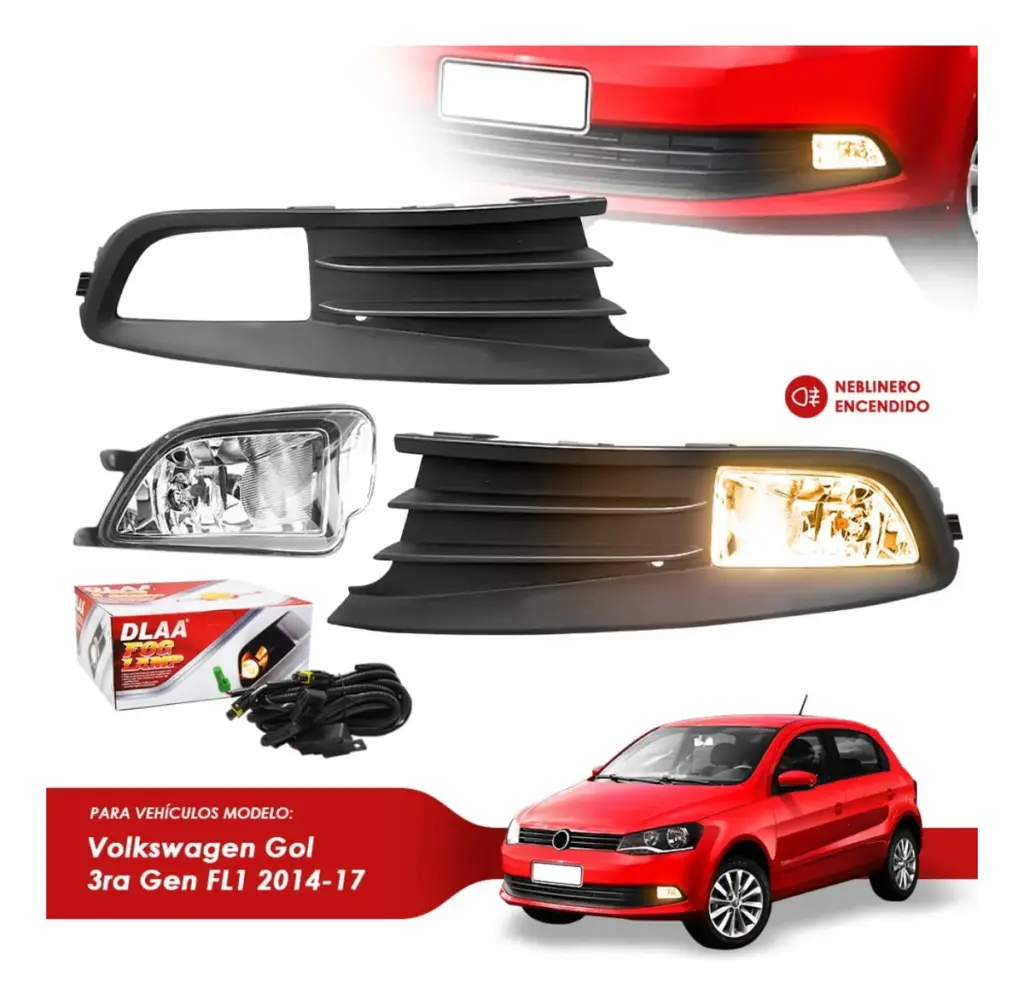 SET DE NEBLINEROS PARA VOLSKWAGEN GOLF 2013 -2016  – VW504