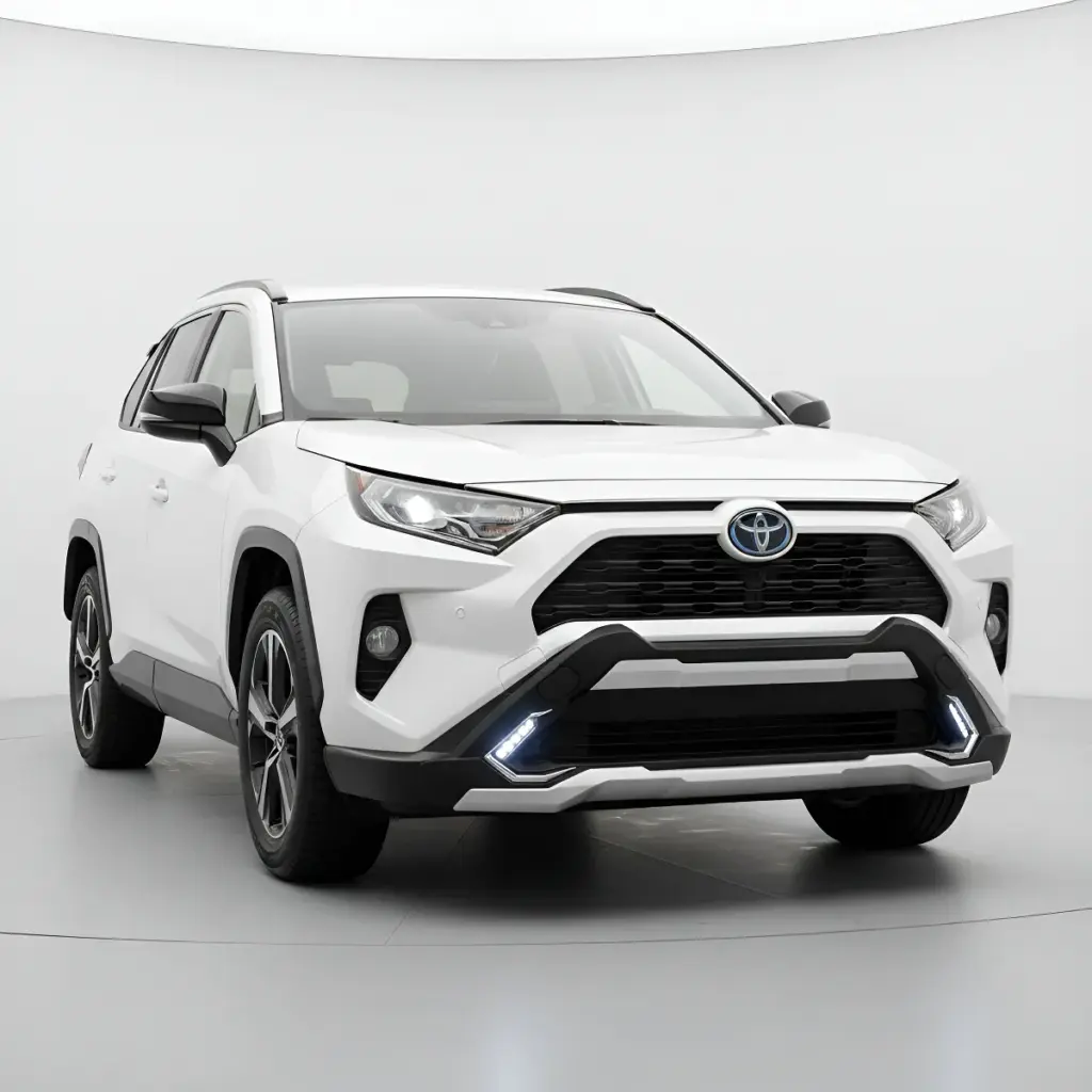 DEFENSA DELANTERA Y POSTERIOR CON LUZ PARA TOYOTA RAV4 2019+  -W55003DP