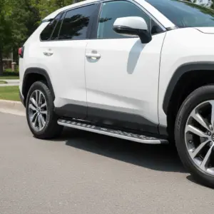 ESTRIBO LATERAL DE ALUMINIO PARA TOYOTA RAV4 5TA GENERACIÓN 2019-ON - W552XK