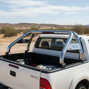 ANTIVUELCO DE ACERO CON LUZ PARA HILUX VIGO 2012-2014   - W56421