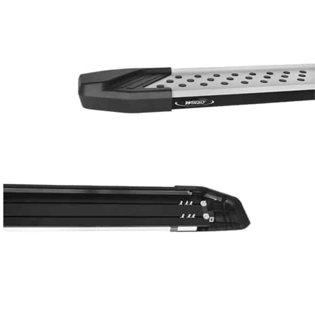 SET DE ESTRIBOS LATERAL MOD S4 PARA TOYOTA HILUX REVO 8VA GENERACIÓN 2016-ON