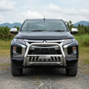 DEFENSA DELANTERA DE ACERO PARA MITSUBISHI TRITON L200 5TA GENERACIÓN 2016-2019 - W61026
