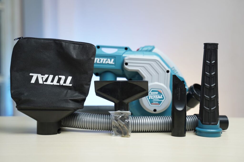 SOPLADORA Y ASPIRADORA 220V 800W 15 000RPM FULL  -TB2086