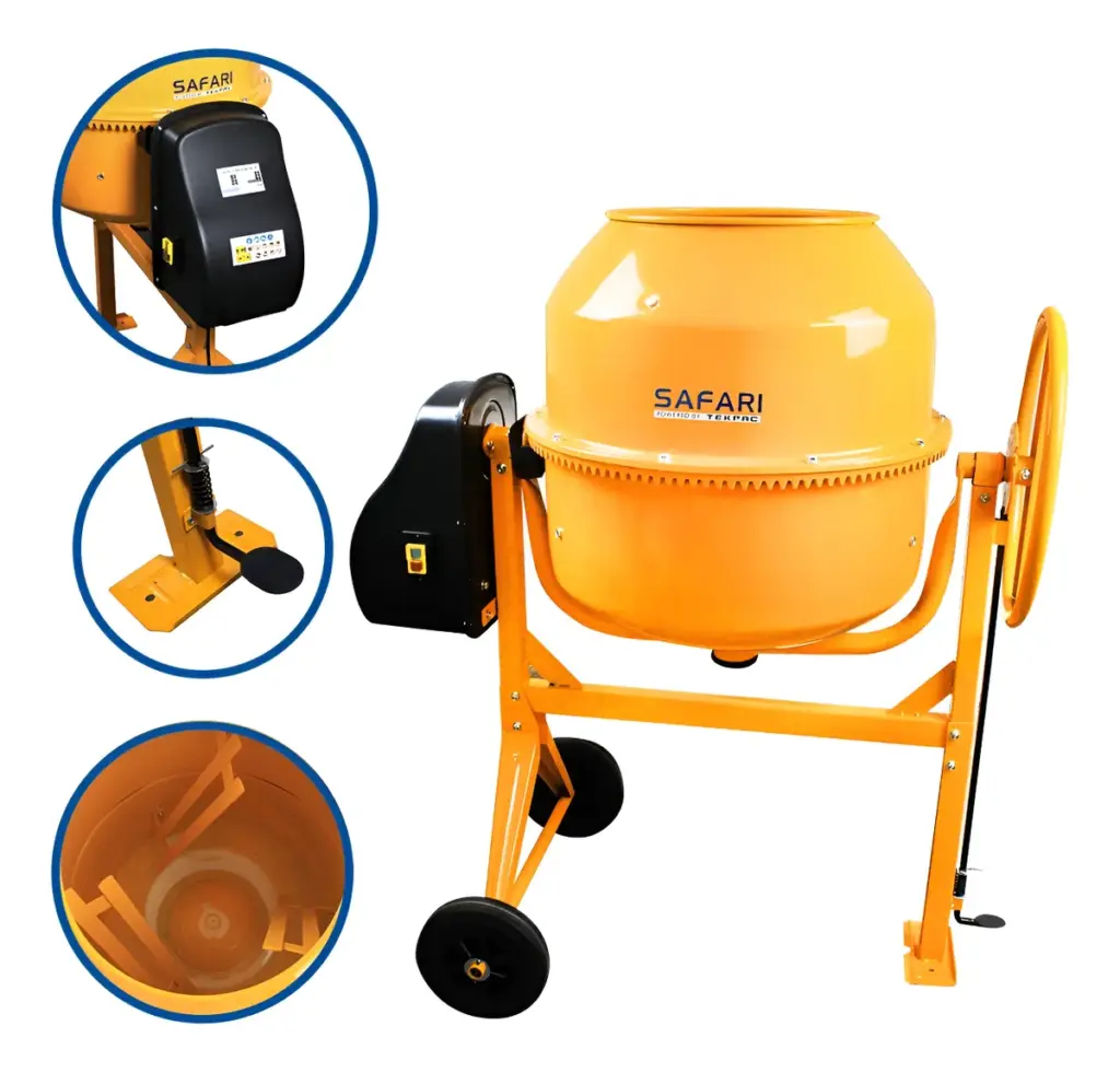 MEZCLADORA DE CONCRETO MAX 210L TRABAJO: 180L 1200W – MX180-3P