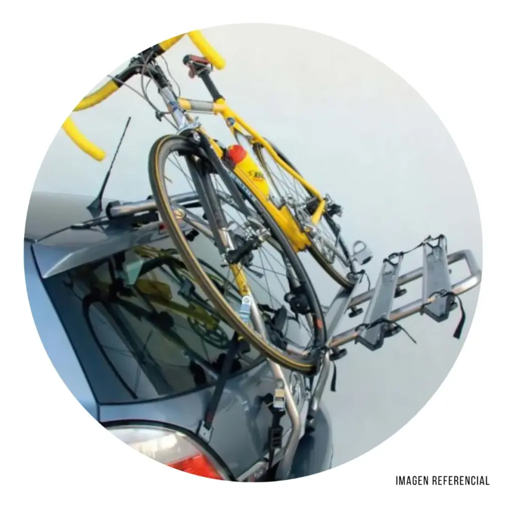 PORTABICICLETA POSTERIOR 80KG PLEGABLE NEGRO -SK-0675