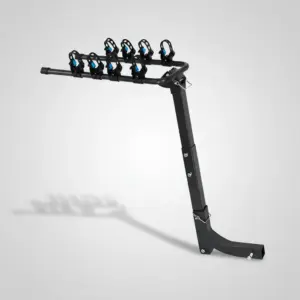 PORTABICICLETA REMOLQUE PRO PLEGABLE 4 ESPACIOS NEGRO -SK-0923-4