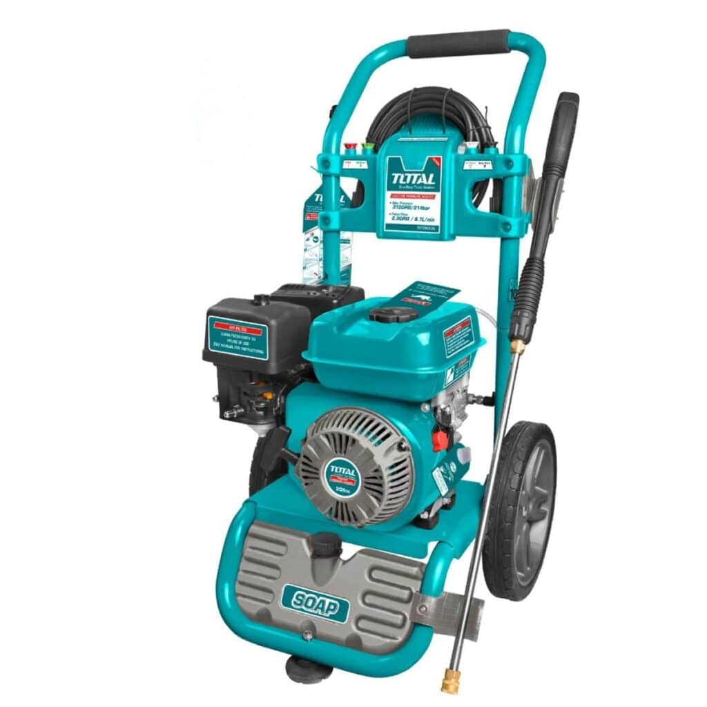HIDROLAVADORA A PRESION GASOLINERA 6HP 3100PSI 8.7L/MIN OHV 4 TIEMPOS TOTAL – TGT250105