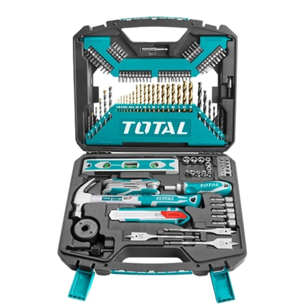 SET DE HERRAMIENTAS MANUALES Y BROCAS 120 PIEZAS – THKTAC01120