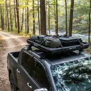 PARRILLA DE HIERRO COLOR NEGRO CON BRACKETS PARA HILUX REVO 2015-ON - E586095RD-KIT