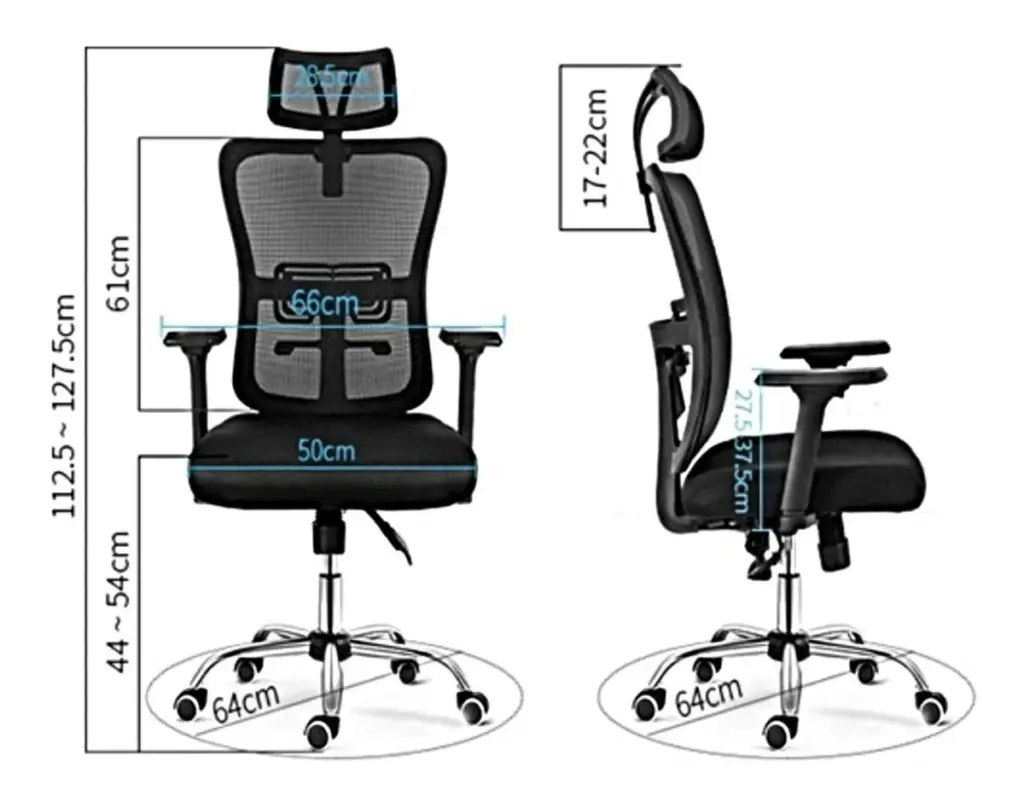 SILLA DE OFICINA ERGONÓMICA PERSONALIZADA – G23N1019