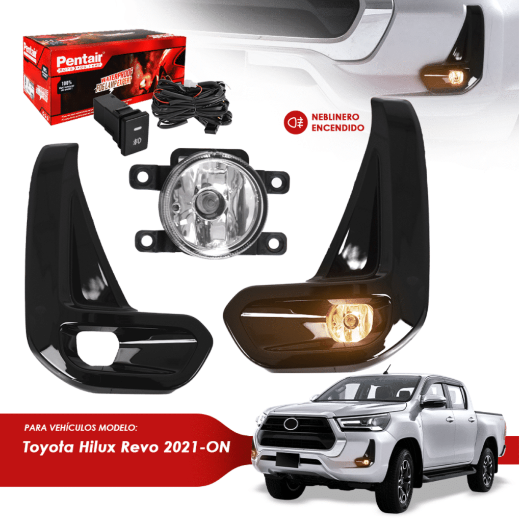 SET DE NEBLINEROS PARA HILUX REVO 2021 A MAS – PTY-399