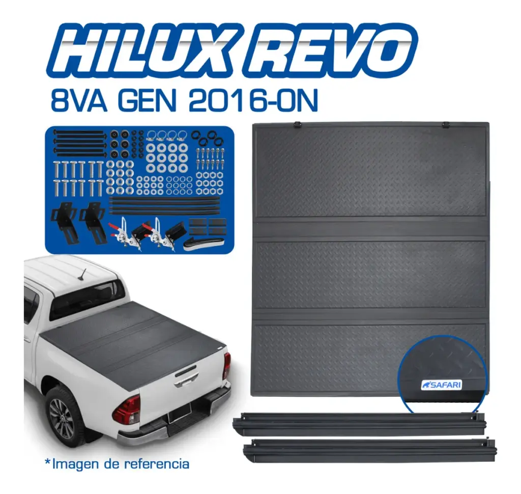 TOLVA DESLIZANTE/PLEGABLE PARA HILUX REVO 8VA GEN 2016-ON – 3001TOR-S-S56