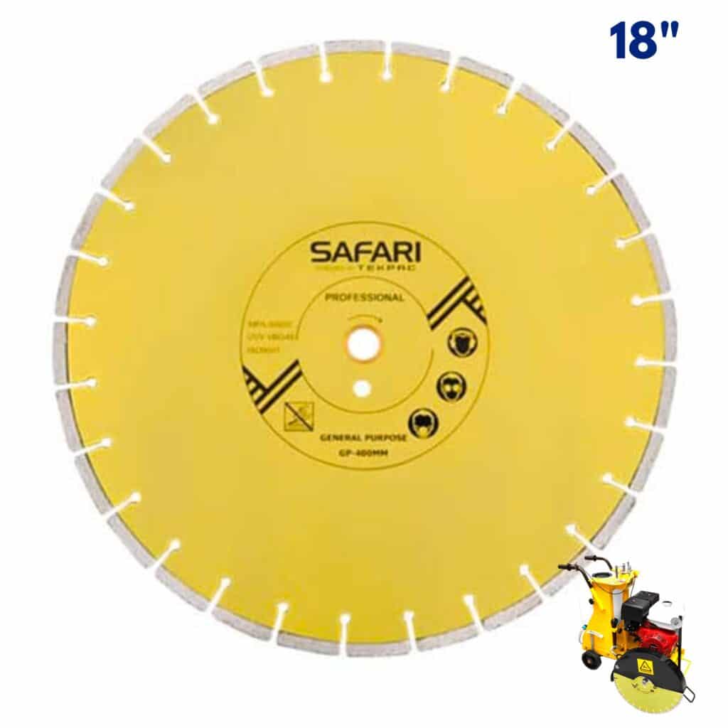 DISCO DE CORTE PARA USO GENERAL DE 18″ DIAMANTADO – 18GP