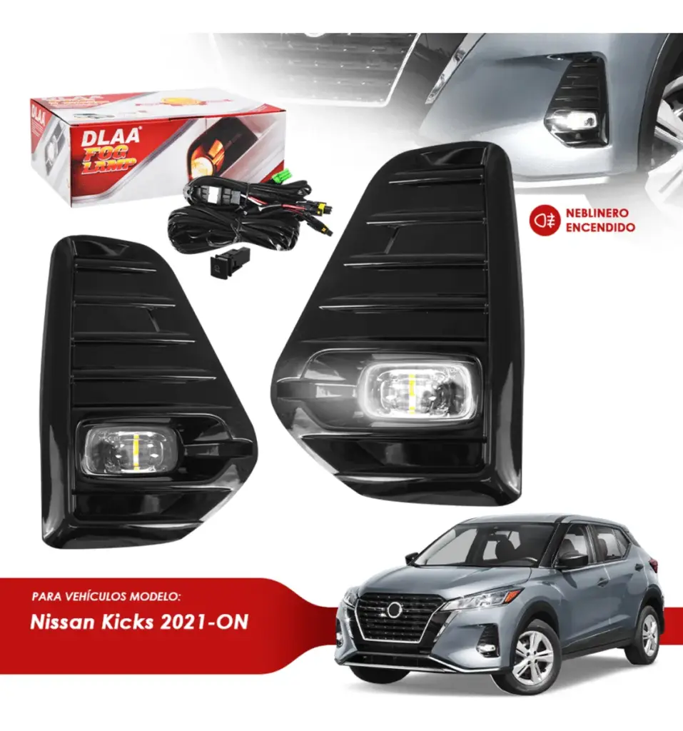 SET DE NEBLINEROS PARA NISSAN KICKS 2021-2022   –  NS1332-LED