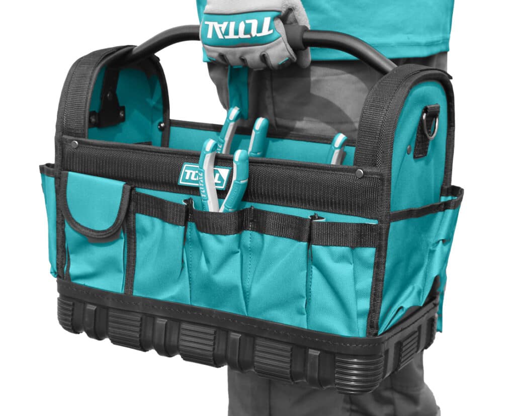 MALETIN PORTA HERRAMIENTAS 21 BOLSILLOS MAX CAP20KG POLYESTER 600D INDUSTRIAL  -THT36L01