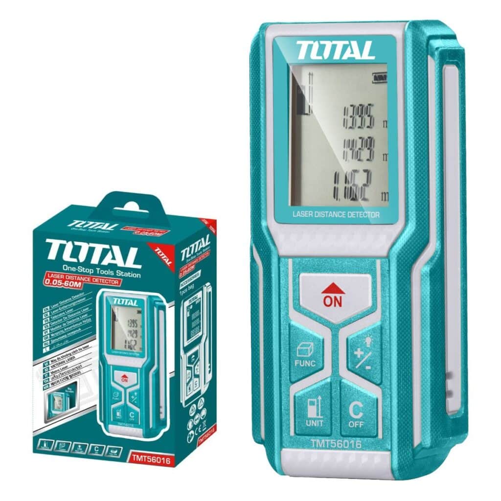 MEDIDOR DE DISTANCIA WINCHA LASER RANGO 0,05-60M PRECISIÓN 2MM – TMT56016