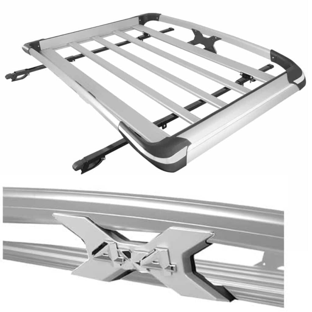 PARRILLA UNIVERSAL SUPER X ALUMINIO + ABS 160X110CM SILVER – A26N1014SL