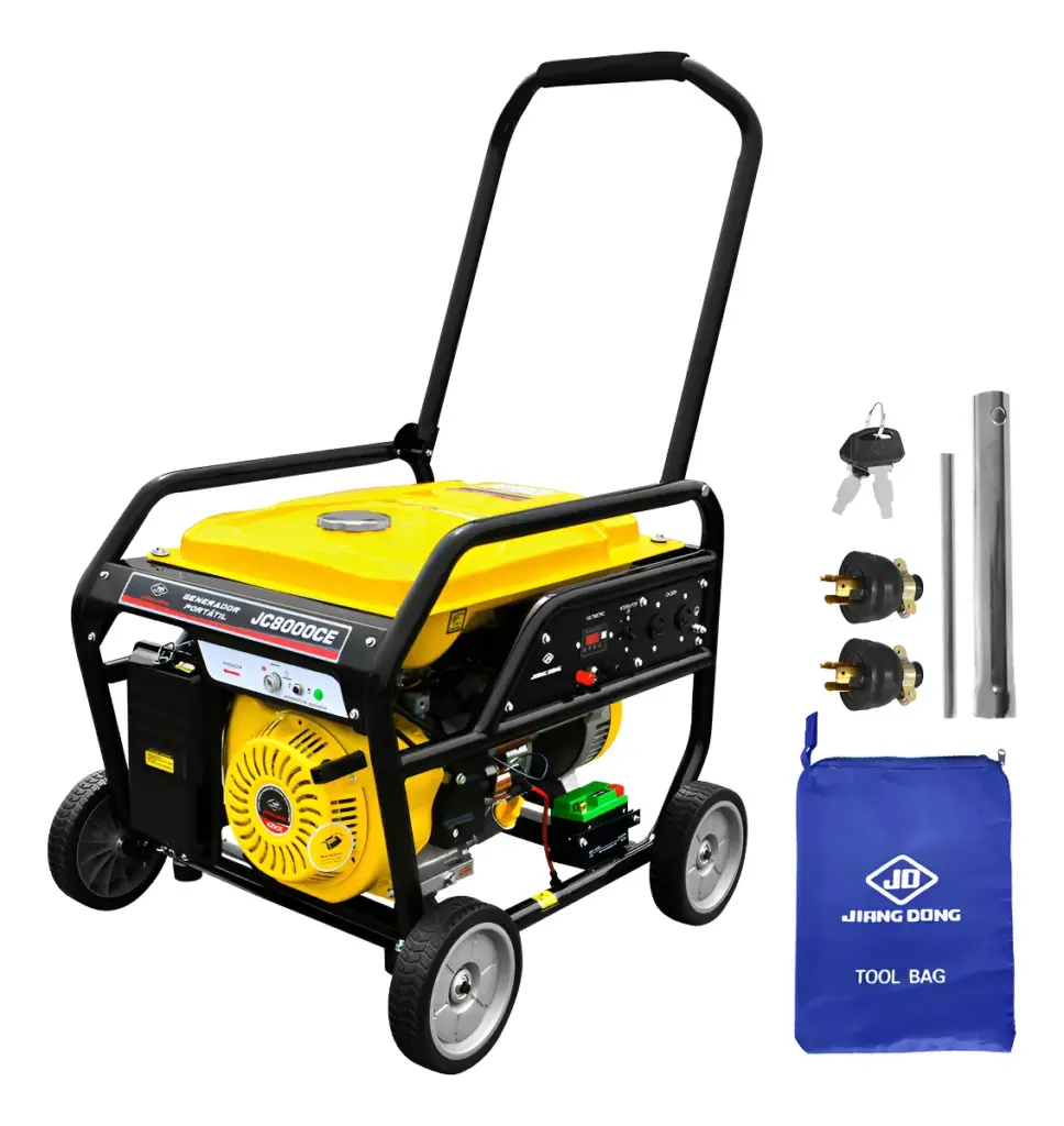 GENERADOR GASOLINERO MAX. 8.0KW D:AURORA ENC: ELECTRICO M:15HP RUEDAS – JC8000CE