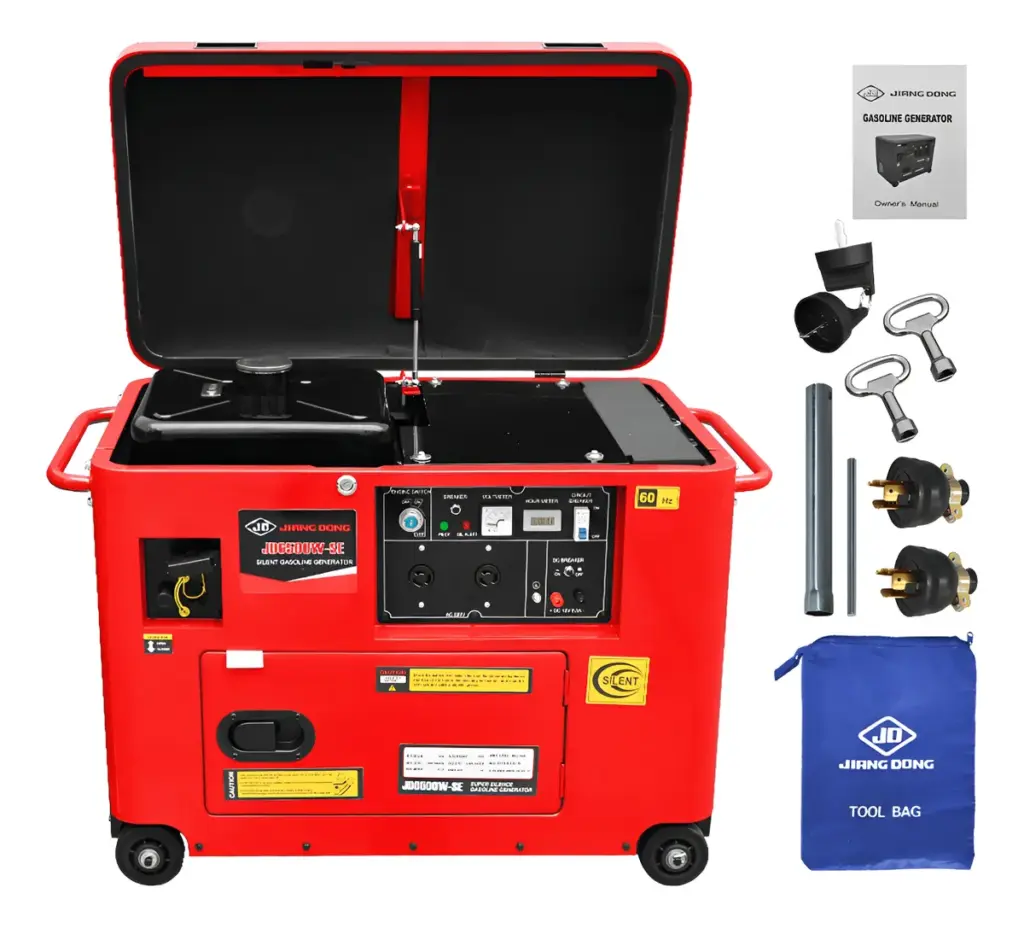 GENERADOR GASOLINERO 5.5KW MAX. 6.5KW 220V 60HZ 13.0HP – JD6500W-SE