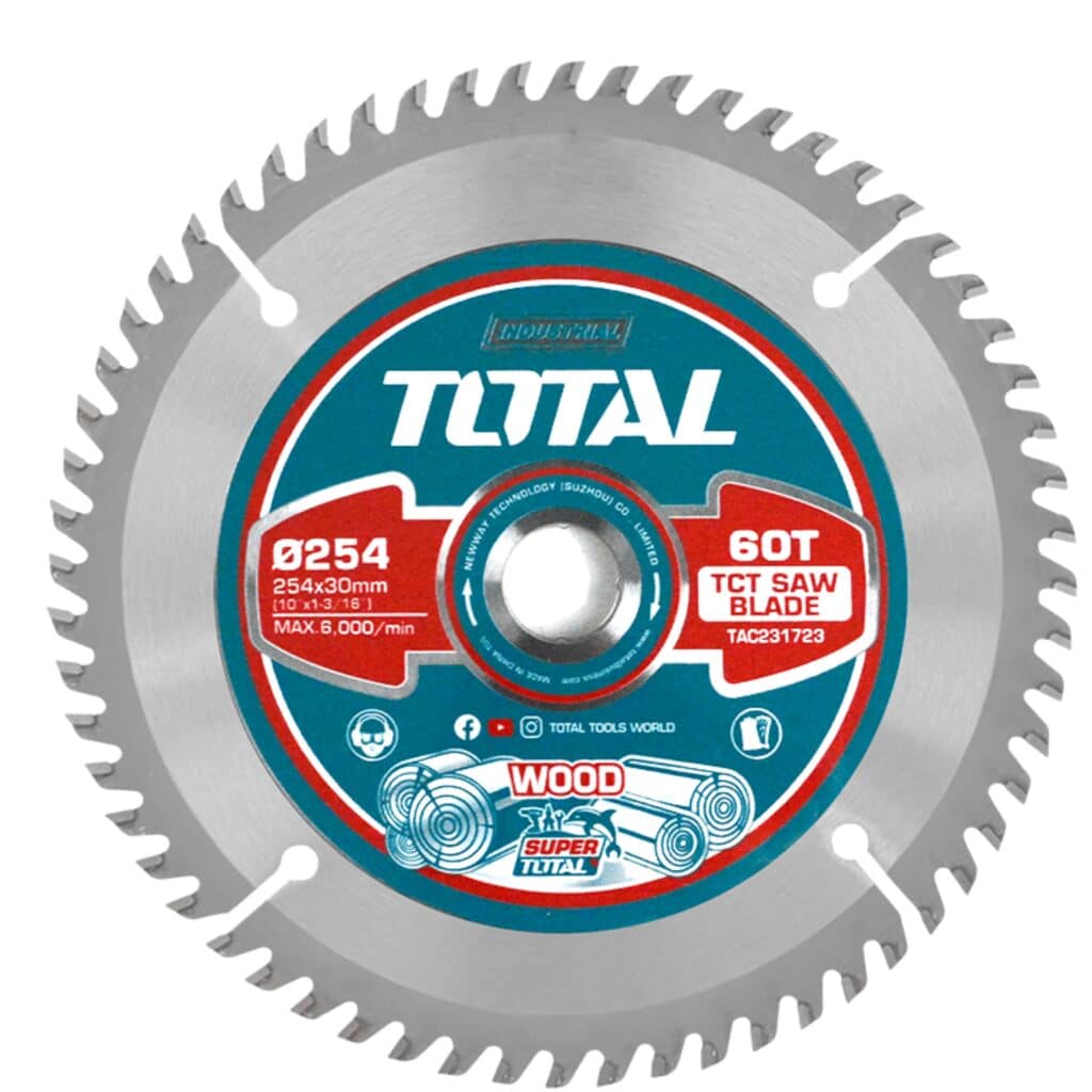 DISCO DE SIERRA TCT 10″ 254MM 60T MADERA – TAC231723