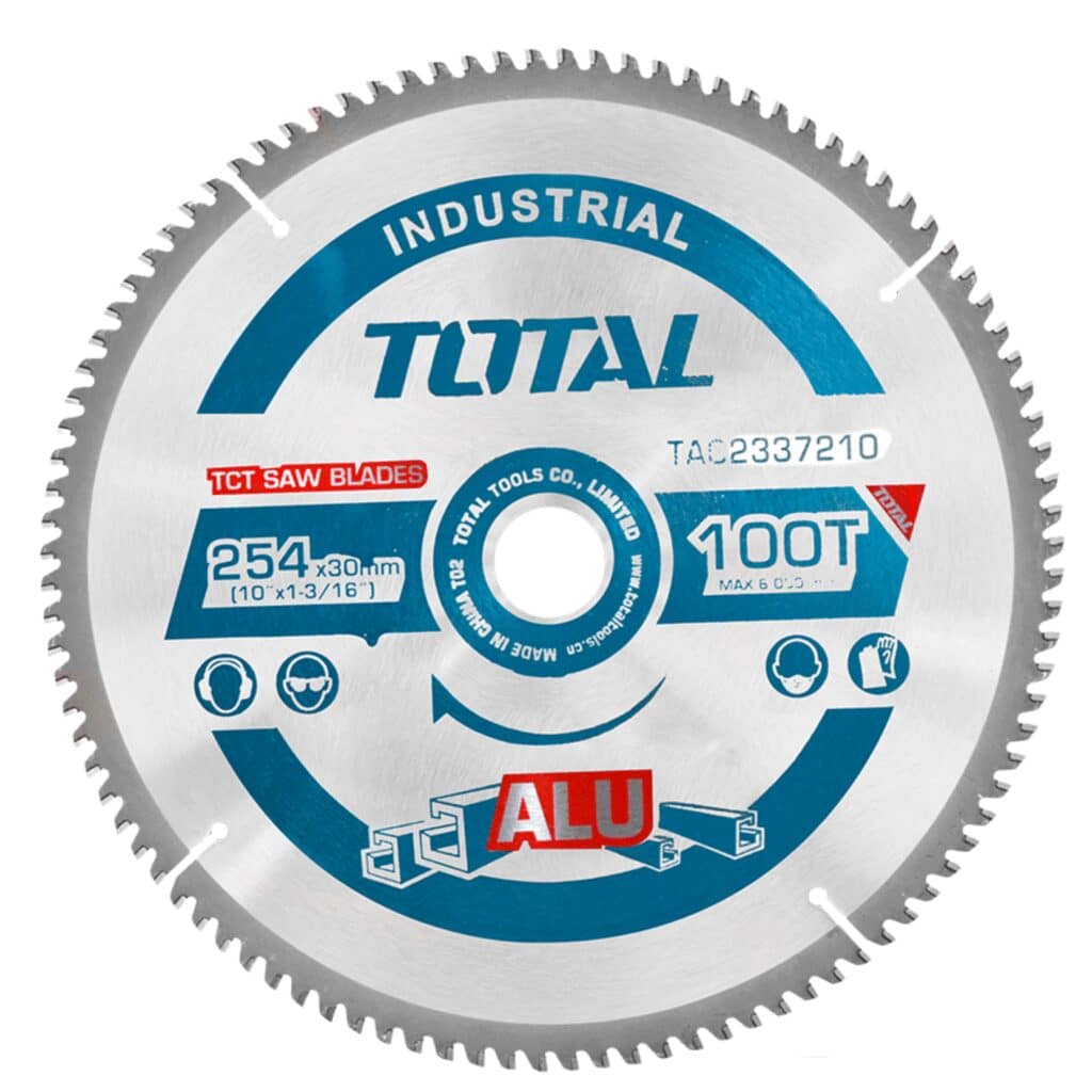 DISCO DE SIERRA TCT  10″ 254MM 100T ALUMINIO TOTAL – TAC2337210