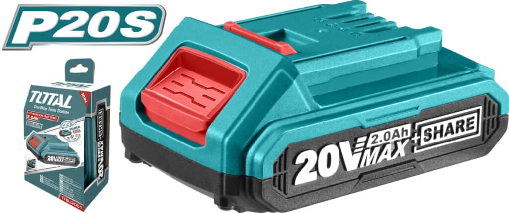 BATERIA LI-ION 20V 2.0AH INDUSTRIAL V2 TOTAL- TFBLI20011