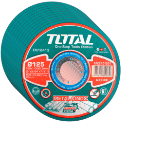 10 DISCOS ABRASIVO/CORTE 5" METAL 125X1.0X2.2MM PLANO - TAC2101251