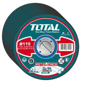 10 DISCOS DE CORTE PARA METAL 4.5" 115MM X 1.2MM X 22.2MM AMOLADORA - TAC2211151