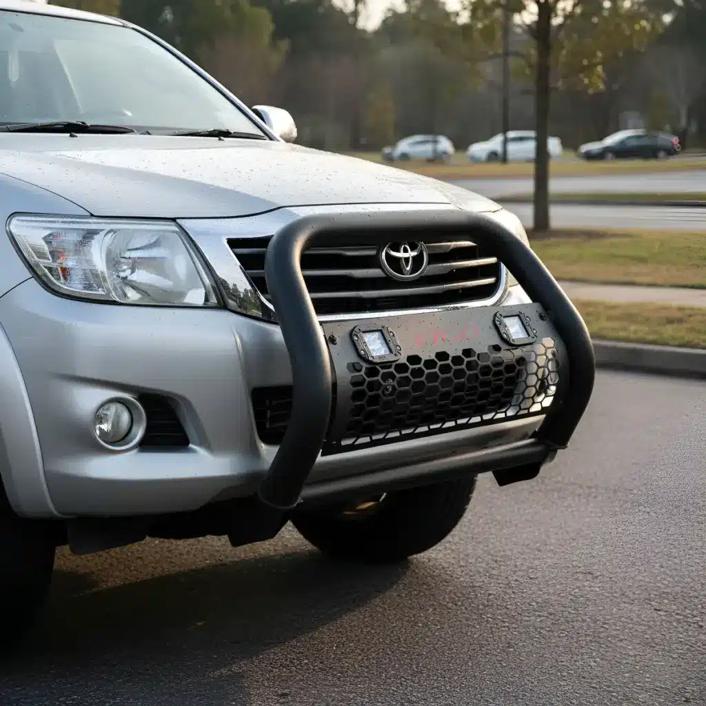 DEFENSA LEDX2 MESH TY HILUX VIGO 7MA GEN FL 2012-2015  -SBB-002