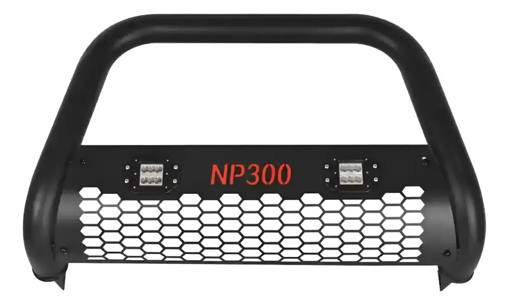 DEFENSA LEDX2 MESH PARA NISSAN FRONTIER/NAVARA NP300 3RA GENERACIÓN 2016-20 -SBB-004