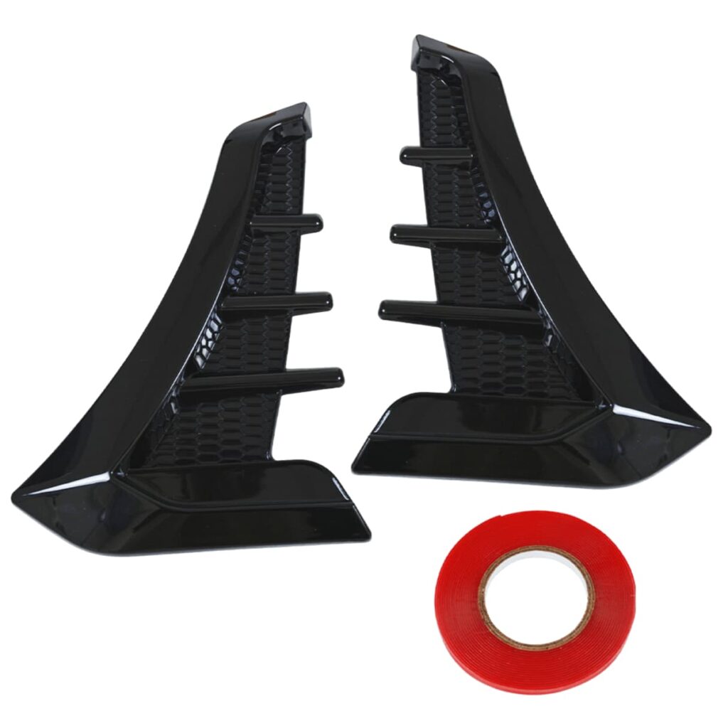 ADORNO TIPO TOMA DE AIRE 36X24CM ABS FLEX LOGO SRD – NEGRO – ZG-105 0-200