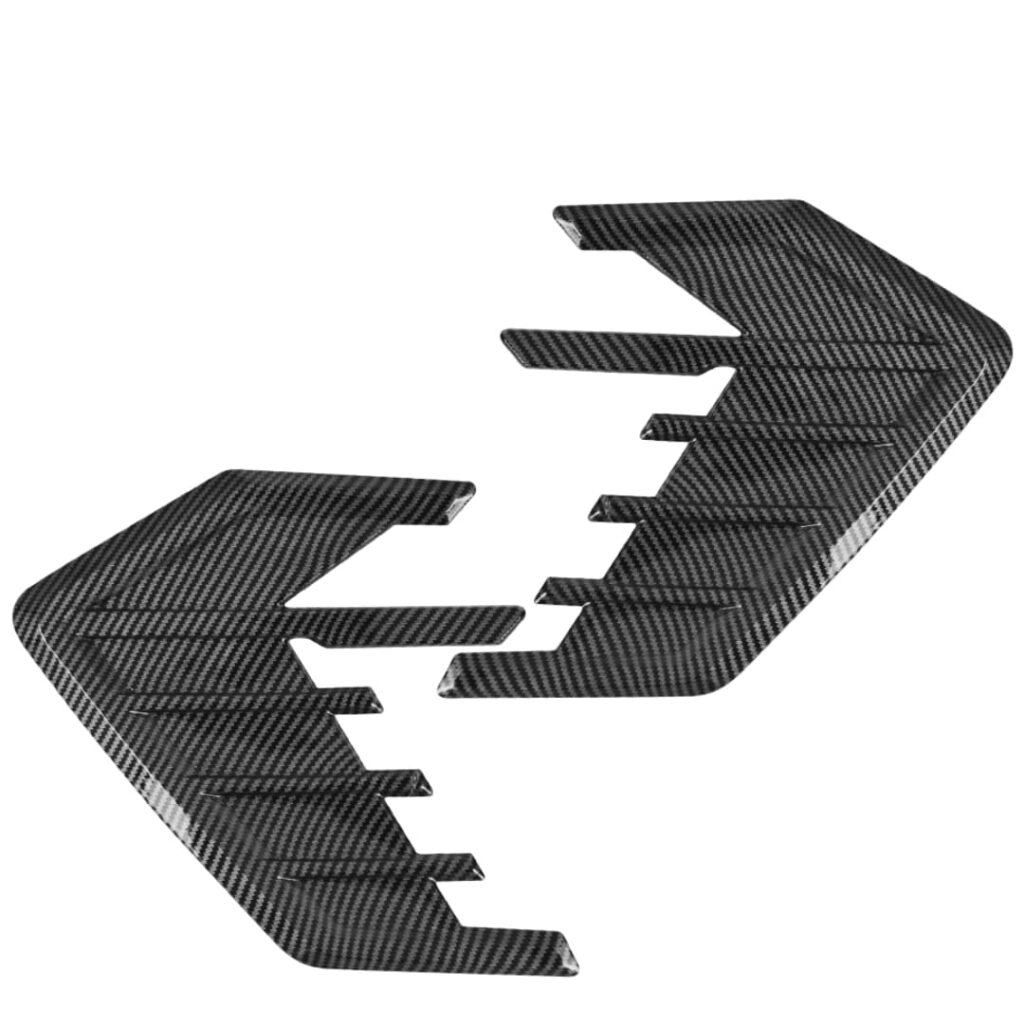 ADORNO TIPO TOMA DE AIRE 21X20CM TPE – CARBÓN – Y27088CB