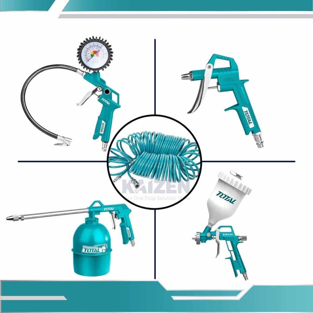 KIT JUEGO HERRAMIENTAS NEUMÁTICA 5 PIEZAS  – TATK053-1