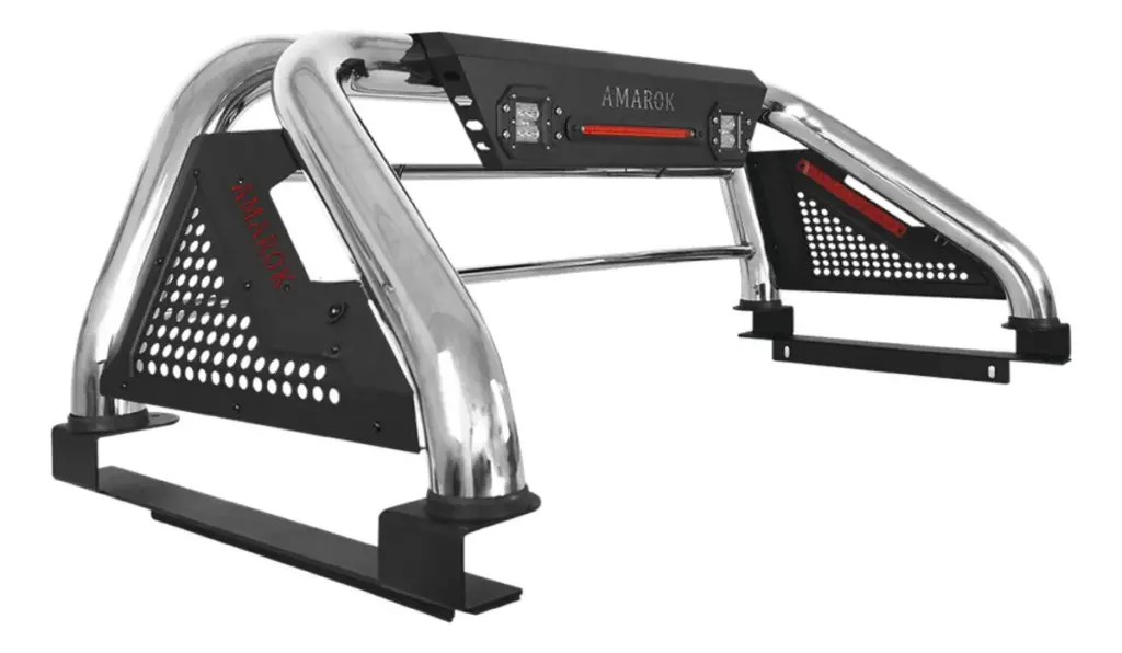 ANTIVUELCO ACERO LUZ DE FRENO + 2XLED18W VW AMAROK 1RA GENERACIÓN 2011 AL 2024 – D37508