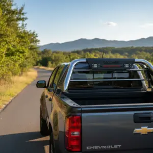 ANTIVUELCO ACERO LUZ DE FRENO + 2XLED18W CV COLORADO 3RA GENERACIÓN  2021 EN ADELANTE -  D37509