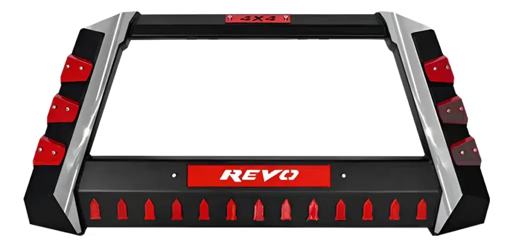 DEFENSA DELANTERA DE HIERRO 4×4 PARA HILUX REVO 2015-ON – E586185RD